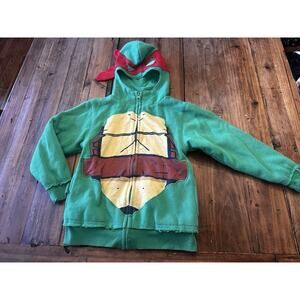 Nickelodeon Teenage Mutant Ninja Turtles Jacket Size 5 Boys Raphael Full Zip